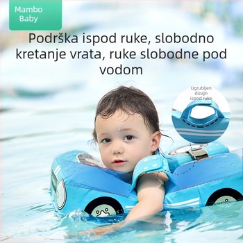 Mambobaby dječji plivački prsten — PU tkanina navlaka + Pearl Foam unutrašnjost, za plivanje