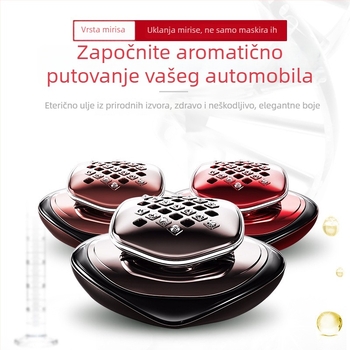 Muški automobilni parfem – Win-win, parfem za sjedalo od elektroplatinga + stakla, dugotrajna aroma 61–90 dana, mirisi Spicy Wood i Elan incense.