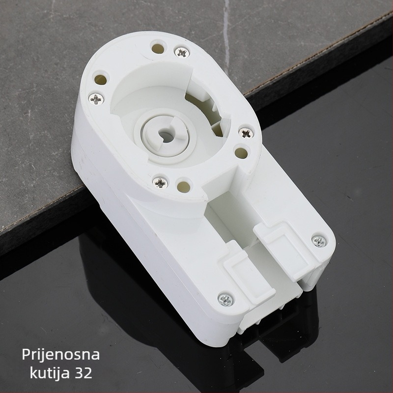 Električni pribor za zavjesne tračnice – visići kotačić, plastična konstrukcija, metalno-plastični komponenti, kompatibilno s tipom ovjesa, moderni minimalistički stil