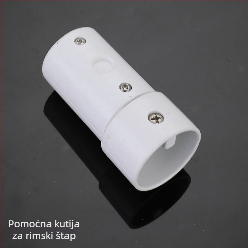 Električni pribor za zavjesne tračnice – visići kotačić, plastična konstrukcija, metalno-plastični komponenti, kompatibilno s tipom ovjesa, moderni minimalistički stil