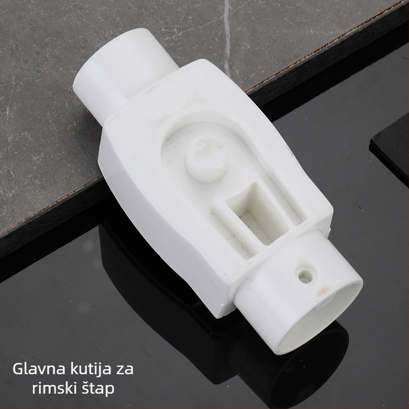 Električni pribor za zavjesne tračnice – visići kotačić, plastična konstrukcija, metalno-plastični komponenti, kompatibilno s tipom ovjesa, moderni minimalistički stil