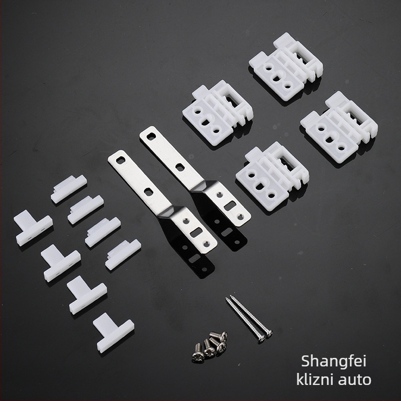 Električni pribor za zavjesne tračnice – visići kotačić, plastična konstrukcija, metalno-plastični komponenti, kompatibilno s tipom ovjesa, moderni minimalistički stil