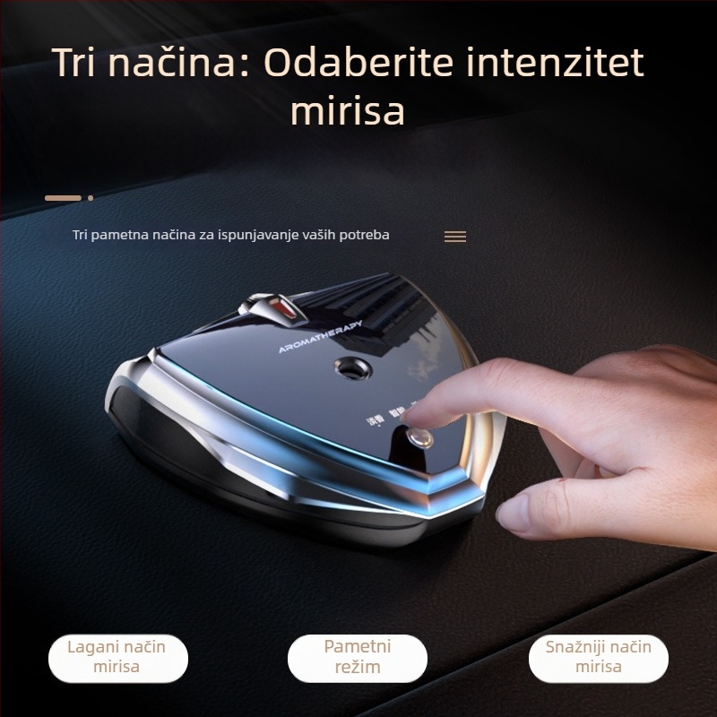 Automobilski aromaterapijski difuzor, metalni držač parfema, 10–20 ml, isparavanje 16–30 dana, dekorativno, uklanjanje mirisa i formaldehida