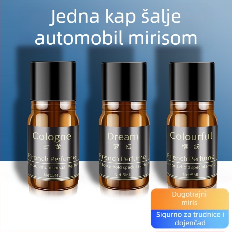 Držač parfema za auto na sjedište od aluminijske legure + ABS premaz; 400 g; 3 godine rok trajanja; miris trave i drveta; dekorativna aromaterapija.