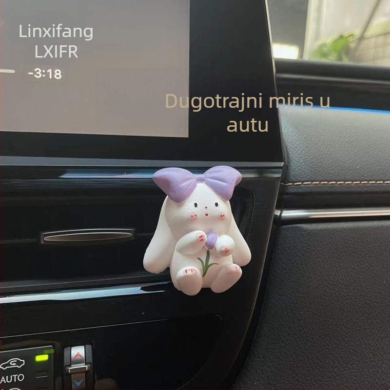 Osmanthus automobilna aromaterapija – okrugli ukras za ventilaciju s gips kamenom za parfem, 5–10 ml, cvjetne note, prilagodljivo