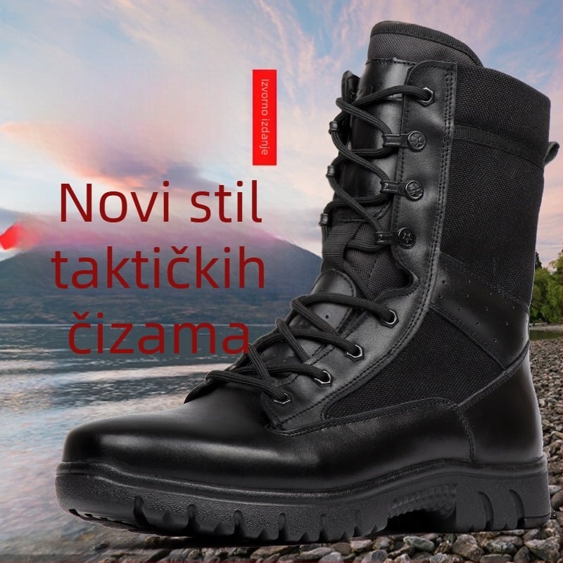 Unisex borbene čizme – ultra lagane, dišuće, visoke, taktičke za vanjsku obuku; za trčanje i vožnju biciklom
