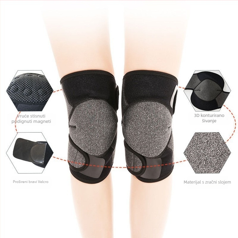 Rich Stone Magnetski daleko infracrveni Wormwood koljeno zaštita – grijanje, zaštita donje noge, unisex, za košarku, nogomet, jogu, fitness