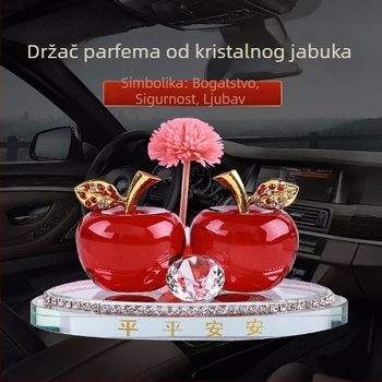 D0X Auto aromatizator u obliku jabuke – ukras interijera i uklanjanje mirisa