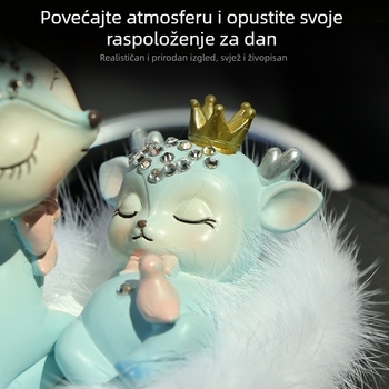 Automobilski plišani osvježivač zraka — karikaturistička životinjska dekoracija za unutrašnjost vozila