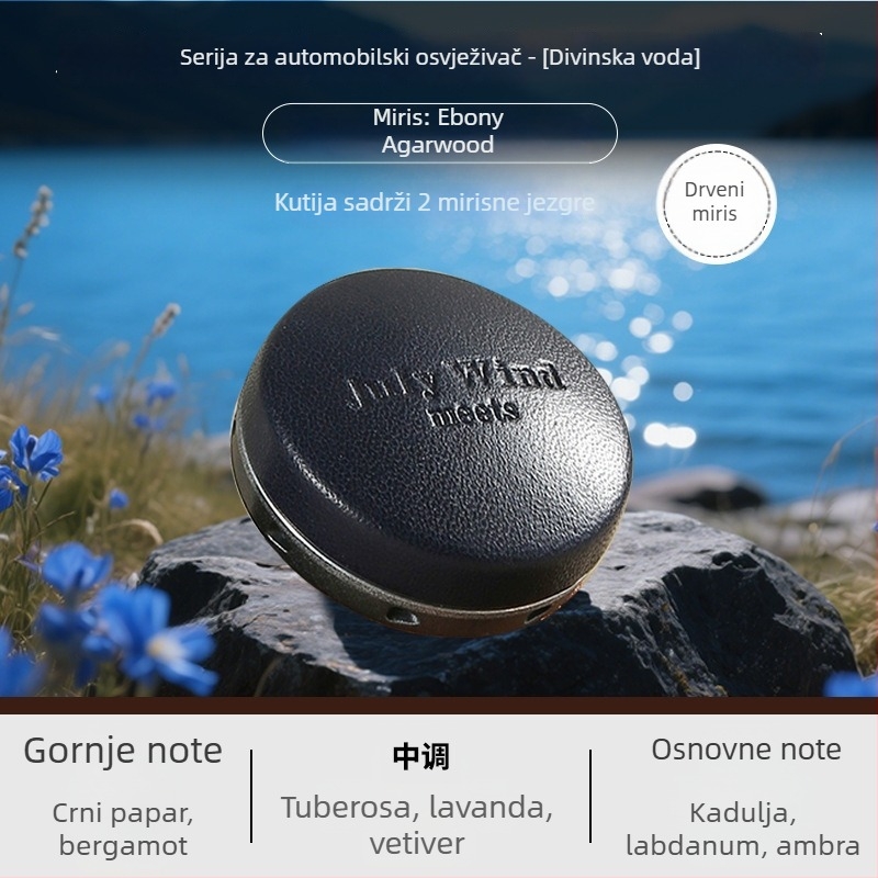 Automobilske tablete za osvježavanje zraka s metalnim držačem, miris lavande, 3 komada, trajanje preko 90 dana