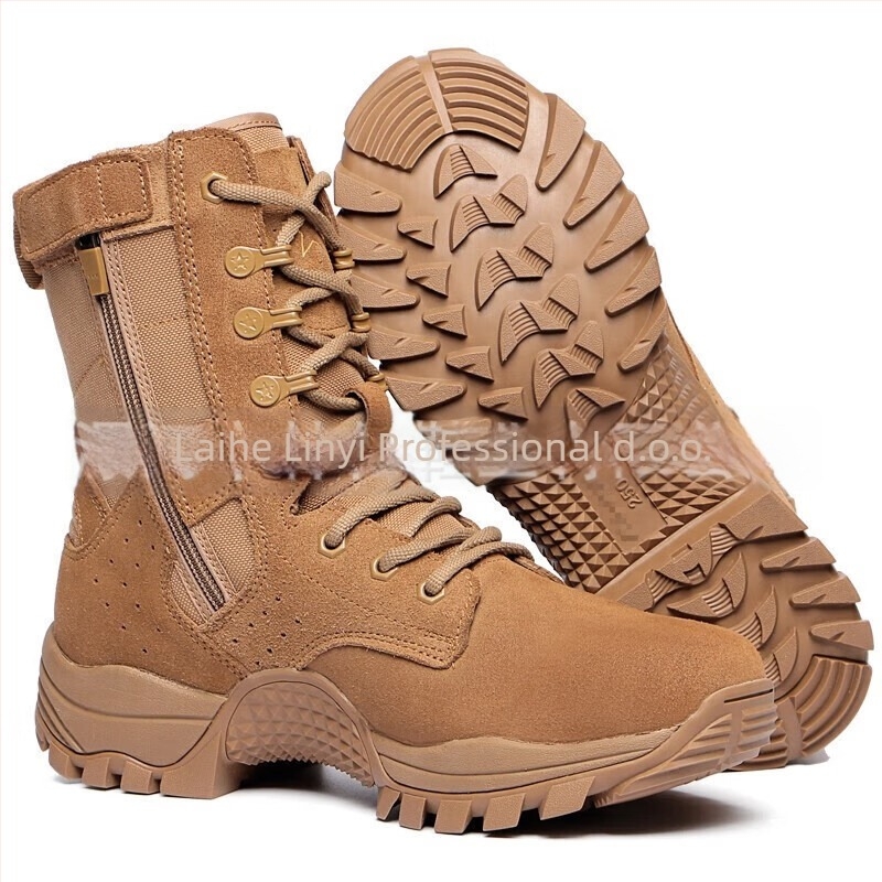 Taktične cipele za trening, unisex, ultra lagane, prozračne, visoke, vodootporne, otporne na probijanje (Kod proizvoda: 21 Combat; Materijal: nubuk kože; Godine: Odrasli; Spol: Unisex)