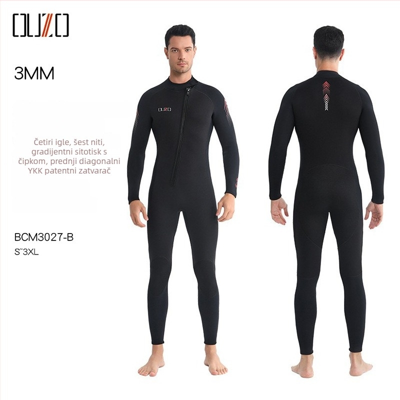 3 mm neoprenska odijela za ronjenje, unisex, zadržava toplinu, pogodna za ronjenje, šnorkanje i plivanje