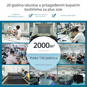Apaya jednodijelni kupaći kostim s suknjom – otisak, visok struk, bez čelične potpore, bez rukava, najlon 80%, podstava poliester 20%