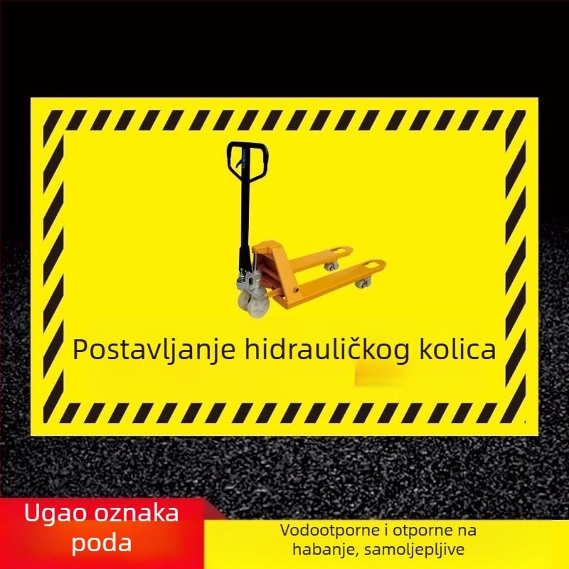 Znakovi za alate za čišćenje - PVC samoljepljive, digitalni ispis, identifikacija proizvoda, označavanje prostora za odlaganje