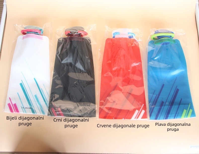 Vanjska hidracijska vrećica za putovanja i vožnju biciklom, sklopiva i prijenosna (bez logotipa)