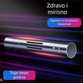 Automobilski parfem za ventilaciju klimatizacije, držač od legure, tvrdog tipa, jasmin, 10–20 ml, 61–90 dana isparavanja