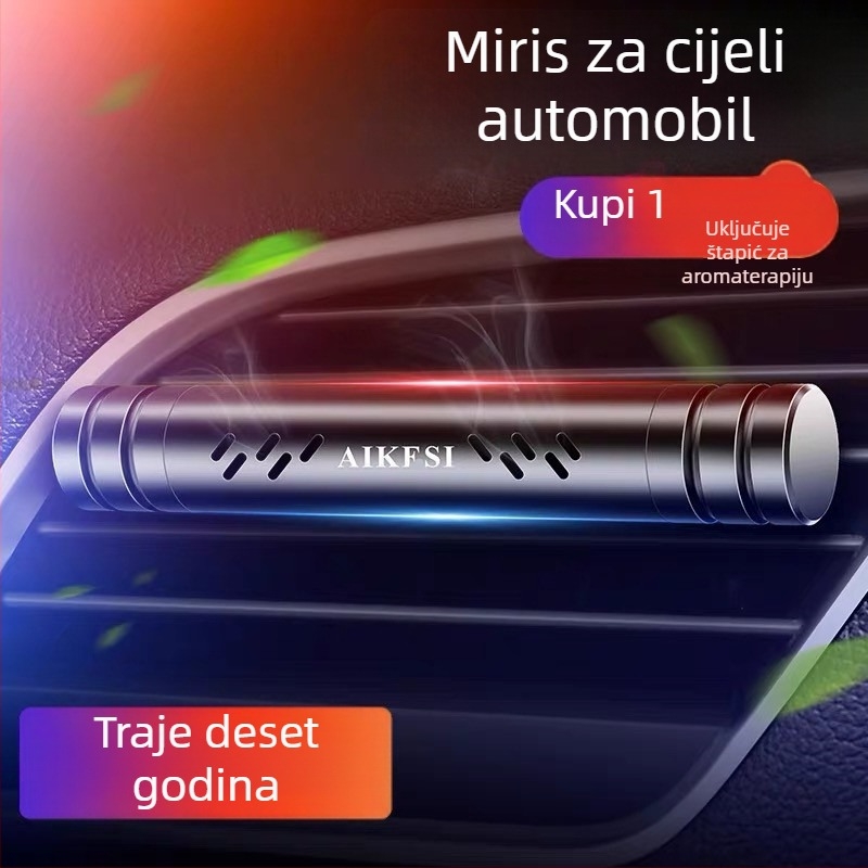 Automobilski parfem za ventilaciju klimatizacije, držač od legure, tvrdog tipa, jasmin, 10–20 ml, 61–90 dana isparavanja