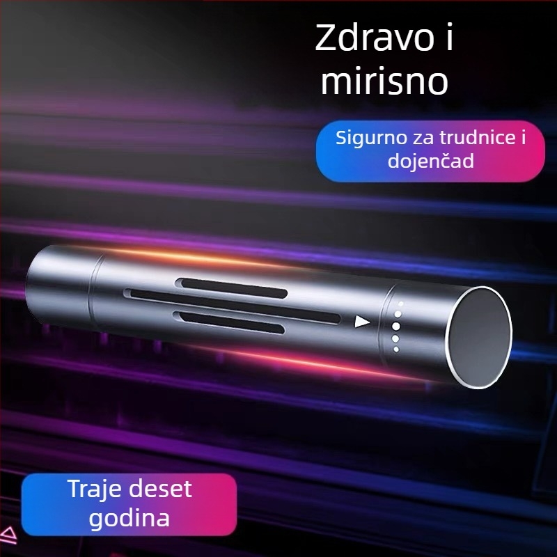 Automobilski parfem za ventilaciju klimatizacije, držač od legure, tvrdog tipa, jasmin, 10–20 ml, 61–90 dana isparavanja