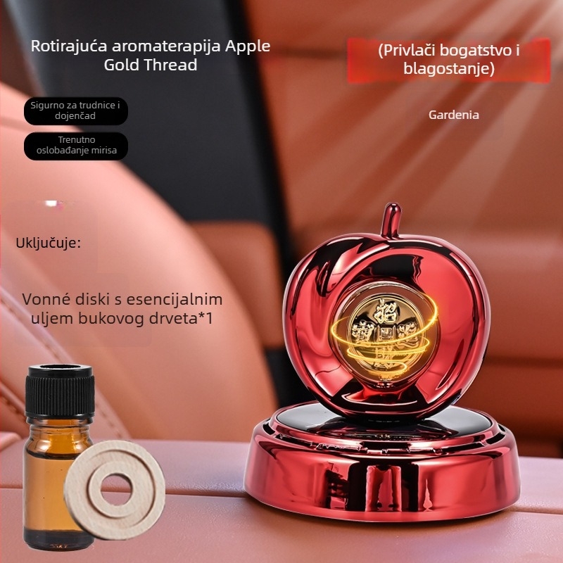 Automobilska aromaterapijska ukras s jasminom, 5–10 ml, otpuštanje mirisa 61–90 dana, montaža na sjedalu