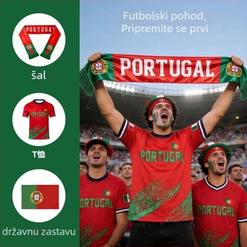 Nogometni navijački šal s prilagođenim logotipom; tiskanje logotipa dostupno; satenski materijal.