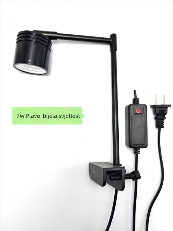 LED rasvjeta za akvarij s punim spektromom, aluminijsko kućište, 5W/7W, potopni dizajn