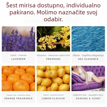 Automobilski parfem s metalnim držačem – Limun, Osmanthus, Lavanda, Ocean – Naboo Road, Zhejiang