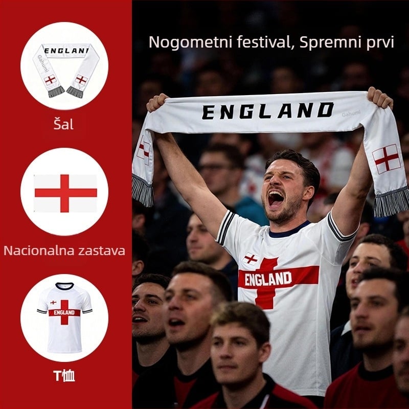 Meijia 2026 Fudbalski turnir navijački šal – prilagođeno logo, saten materijal, ispis logotipa, dodatak za nogometne navijače, proizvodni ciklus 7–15 dana