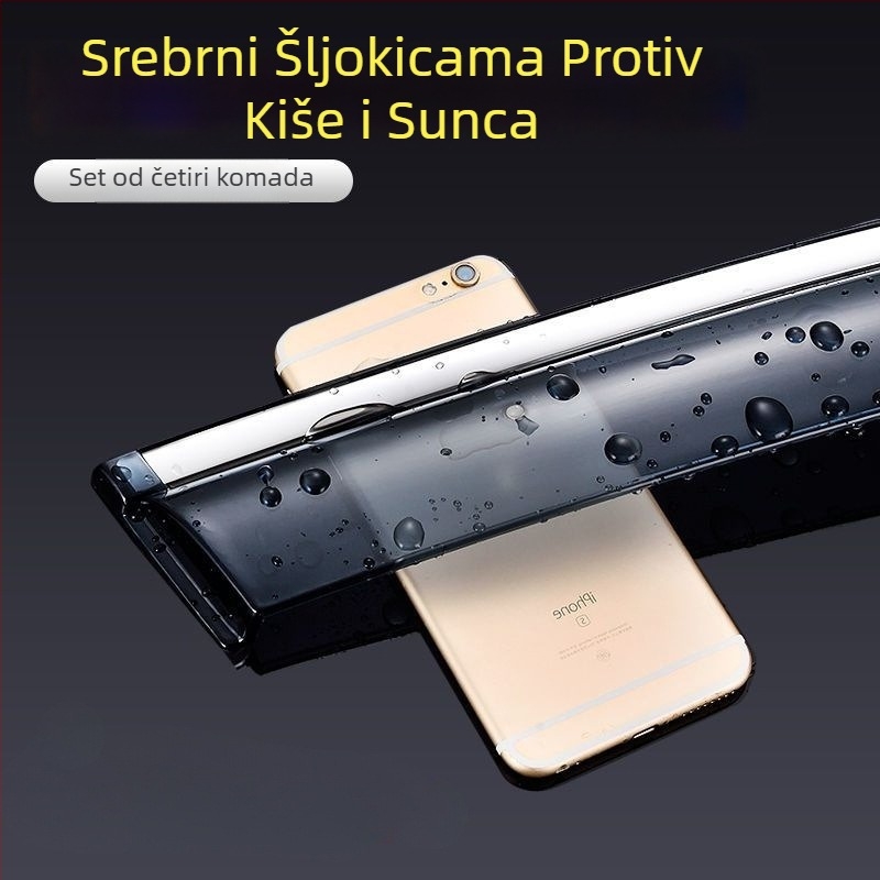 L6F Zaštita od kiše za Nissan Tiida – sintetička smola, obruba prozora