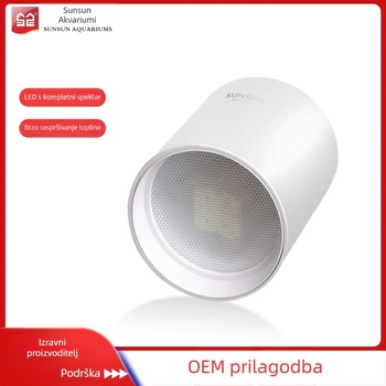 LED lampa za akvarijske biljke – podesiva svjetlinu i nosač, aluminijska legura, cijeli spektar, 10–50W