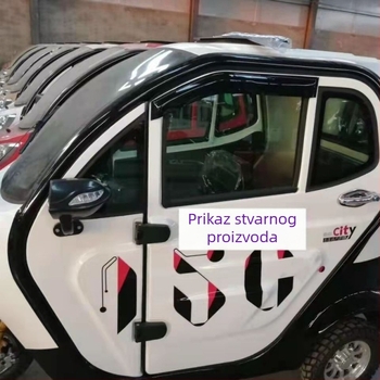 Rain eyebrow za univerzalna vozila, guma, montaža ljepilom, paket od 2 komada