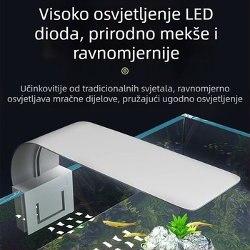 LED Clip svjetlo za akvarij – tanko mini LED svjetlo za vodene biljke (Marka: Rong xingda; Porijeklo: Kina; Funkcija: Osvjetljenje; Kod proizvoda: Clip light)