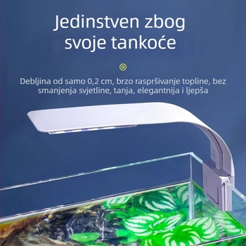 LED Clip svjetlo za akvarij – tanko mini LED svjetlo za vodene biljke (Marka: Rong xingda; Porijeklo: Kina; Funkcija: Osvjetljenje; Kod proizvoda: Clip light)