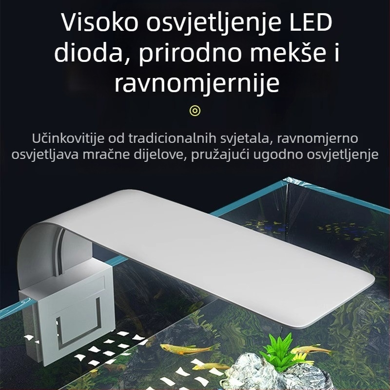 LED Clip svjetlo za akvarij – tanko mini LED svjetlo za vodene biljke (Marka: Rong xingda; Porijeklo: Kina; Funkcija: Osvjetljenje; Kod proizvoda: Clip light)
