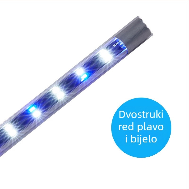 LED potopna svjetiljka za akvarij, vodootporno osvjetljenje, svjetlo za vodene biljke