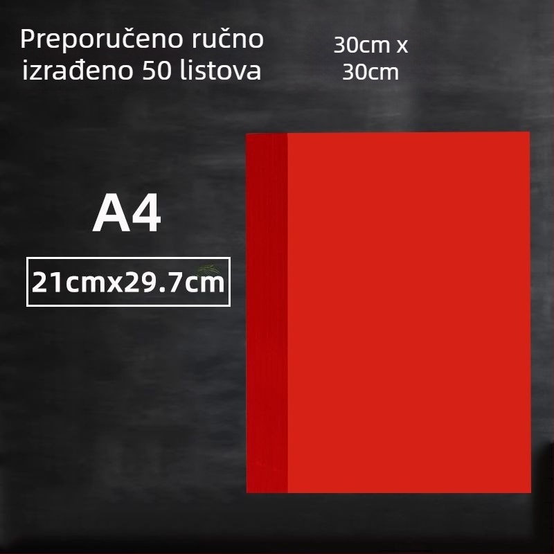 Dvostrani crveni Xuan papir za izrezivanje, A4, Materijal: KT ploča, Nije uvoz, Značka: Druga, Kategorija: Sretna riječ