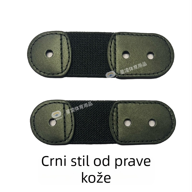 Kopče za cipele za klizanje, kožne, elastične manšete protiv otpuštanja šnura