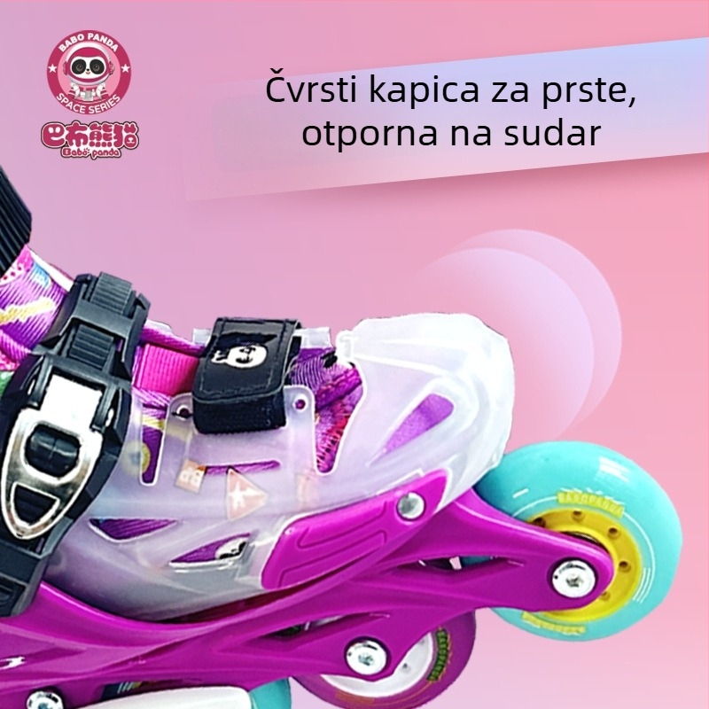 Dječje inline skije s LED svjetlima
