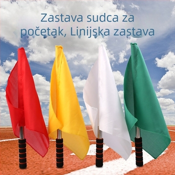 Zastavica nogometnog sudije za trening – najlon, prilagodljiva, privatna etiketa dostupna (Materijal: Najlon; Prilagodba: Da; Kategorija: Edukacijska pomagala; Sport: Nogomet; Privatna etiketa: Dostupna)