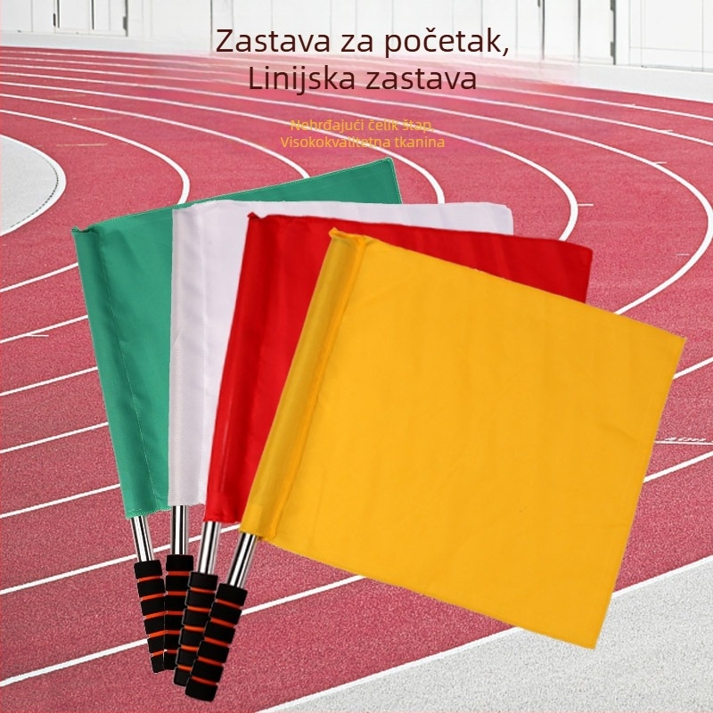 Zastavica nogometnog sudije za trening – najlon, prilagodljiva, privatna etiketa dostupna (Materijal: Najlon; Prilagodba: Da; Kategorija: Edukacijska pomagala; Sport: Nogomet; Privatna etiketa: Dostupna)