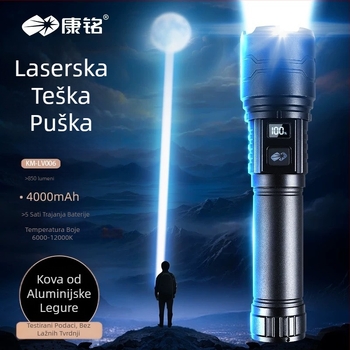 LED svjetiljka od aluminijskog legura, 15W, 3000mAh, 360° okretanje