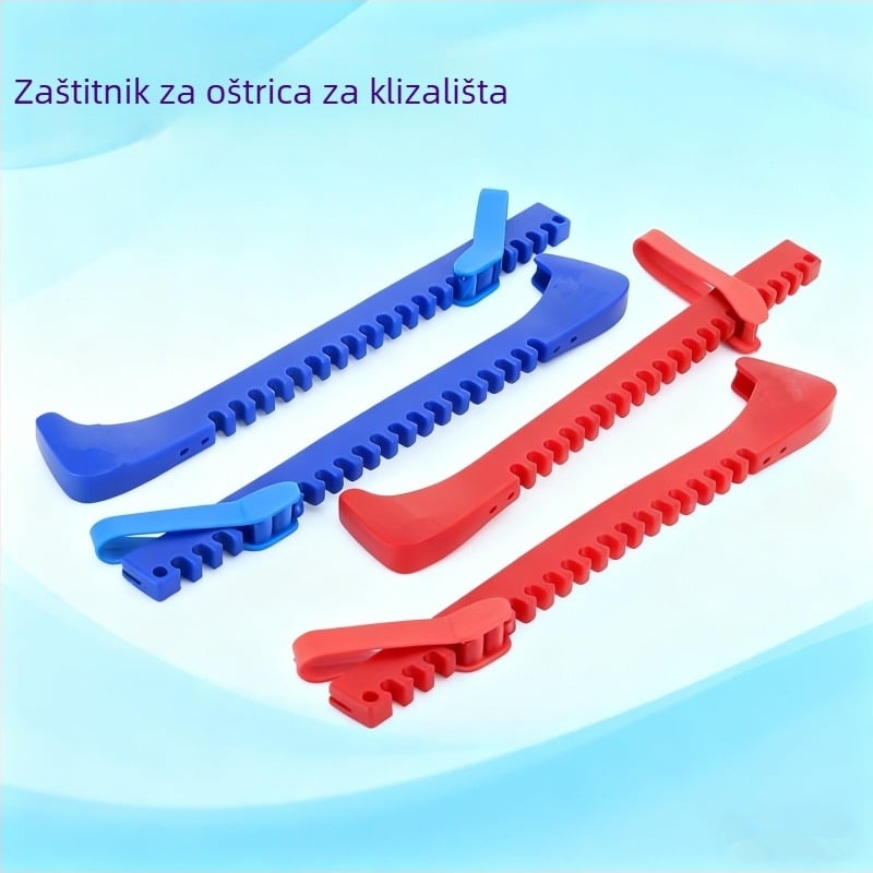 Zaštitnik oštrice za ledene klizaljke, mekana guma, PU gornji dio, gumeni potplat, duljina oštrice 43