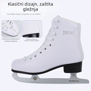 Pancerice za led s dizajnom Thermal, gornji dio PVC-a, potplat PVC-a, oštrice od ugljičnog čelika, za odrasle