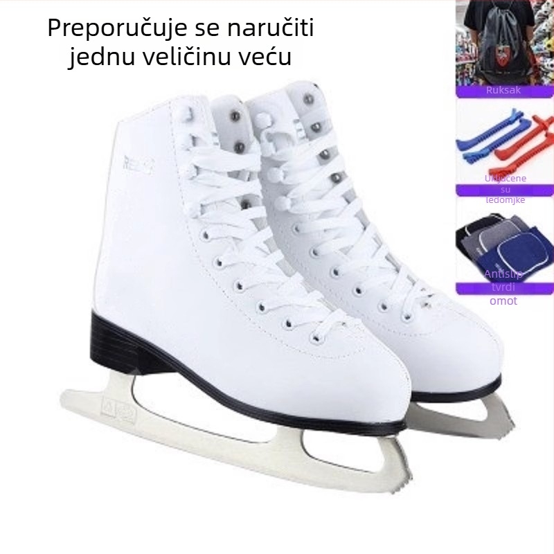 Pancerice za led s dizajnom Thermal, gornji dio PVC-a, potplat PVC-a, oštrice od ugljičnog čelika, za odrasle