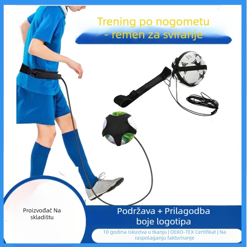 Dribling pojas za nogometnu trening — kontrola lopte, dodavanje, spin; materijal: poliester; marka: Dongmei