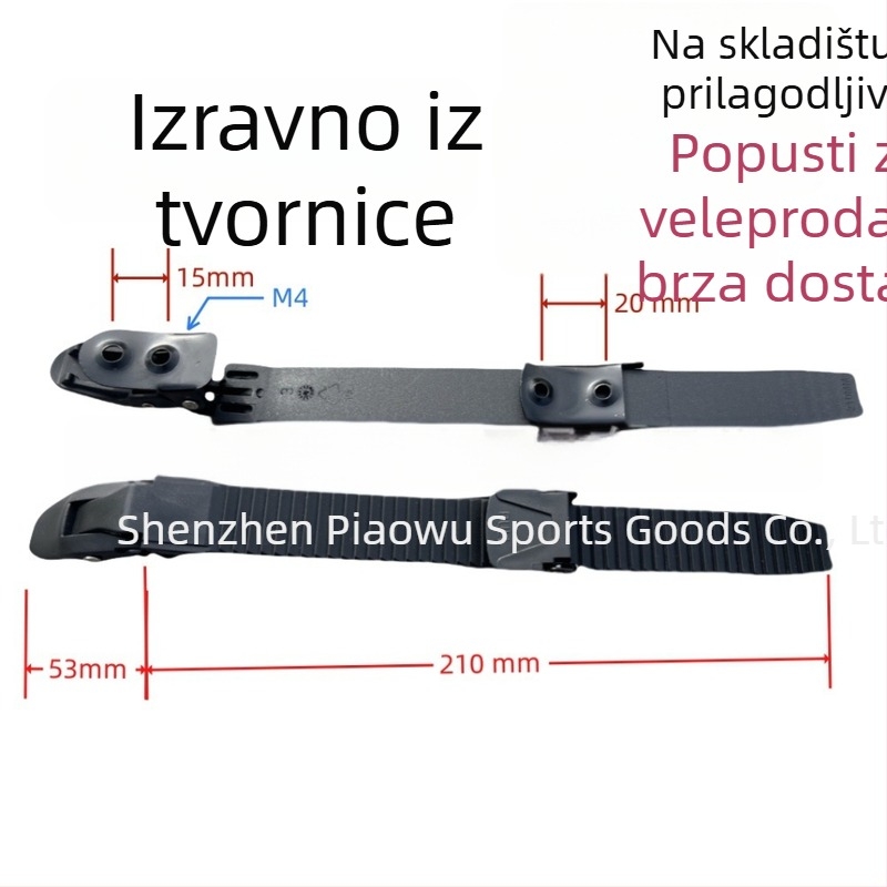 Pribor za rolanje — univerzalna kopča remena — gornji dio od PU+ mreže; gumena potplata; koluti u jednom redu; PA66 materijal kolutova; uključene 4 vijke