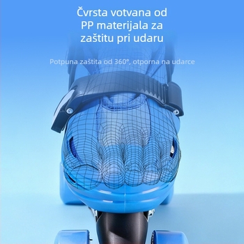 Yangying inline skates - podesive, svjetleće, s PVC gornjim dijelom i PVC kotačima