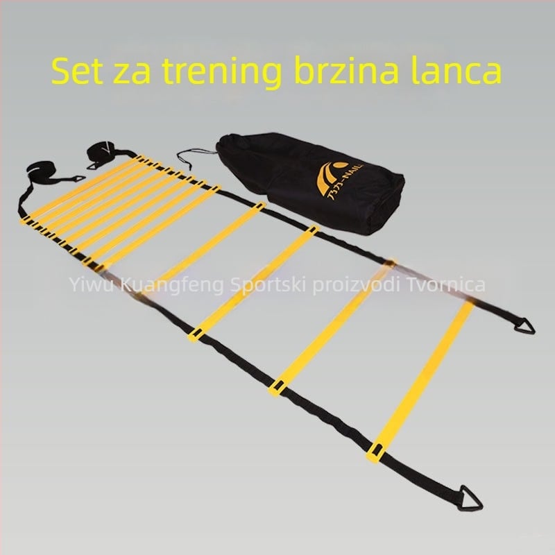 Nogometni trening set s agility ljestvicom, kombinirani set, PP materijal, Nai Force brand, pomoć za treniranje nogometa