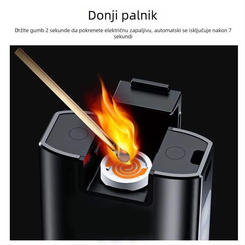 K3 Višenamjenska prijenosna mini LED svjetiljka – aluminijska legura kućište, LED izvor, snaga 5W, kapacitet baterije 750, raspon 100–200m