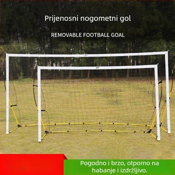 NAILI Prenosna nogometna mreža za trening s brzim sklapanjem za djecu