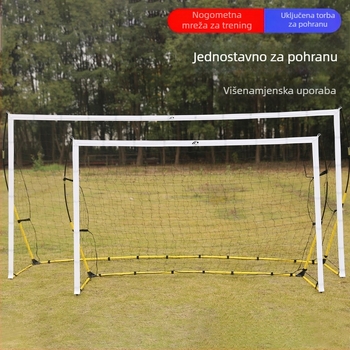 NAILI Prenosna nogometna mreža za trening s brzim sklapanjem za djecu